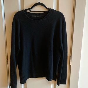 Black cashmere sweater